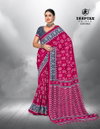 Ikkat Special 9 By Deeptex Cotton Printed Surat Daily Wear Saree Wholesale Market
